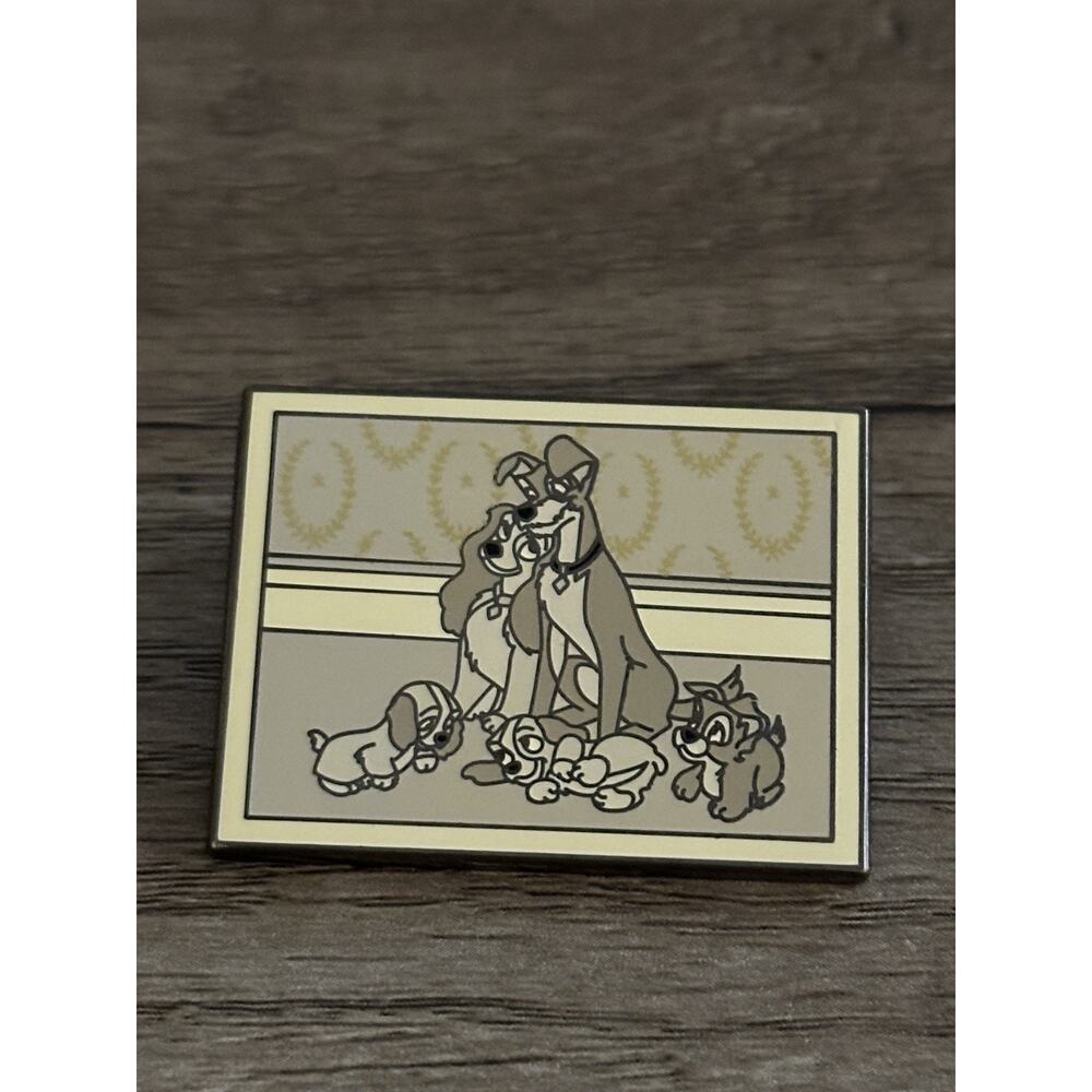 Disneyland 2017 Mystery Box Pin - Lady The Tramp & Puppies - LE 600 CHASER RARE